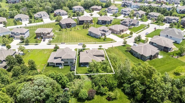 11446 S Longview Rd, Olathe, KS 66061 - aerial view of residential area featuring property parcel outlined