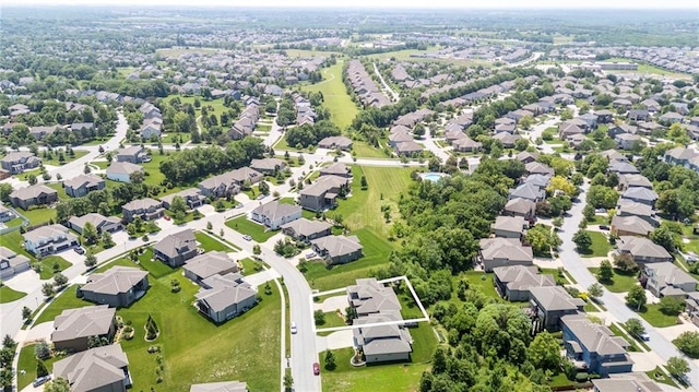 11446 S Longview Rd, Olathe, KS 66061 - aerial overview of property's location featuring nearby suburban area