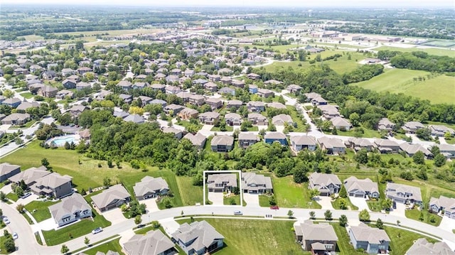 11446 S Longview Rd, Olathe, KS 66061 - aerial overview of property's location featuring nearby suburban area