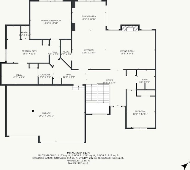 11446 S Longview Rd, Olathe, KS 66061 - view of floor plan / room layout