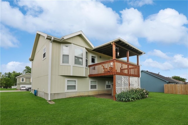 156 SE 1181st Rd, Knob Noster, MO 65336 - back of house with a deck
