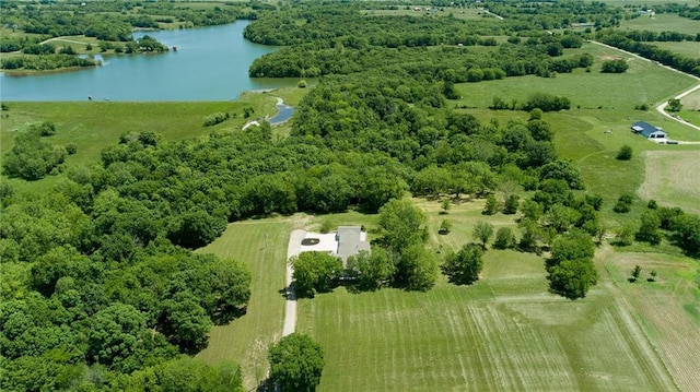 3906 Oo Hwy, Odessa, MO 64076 - aerial view of sparsely populated area with a nearby body of water