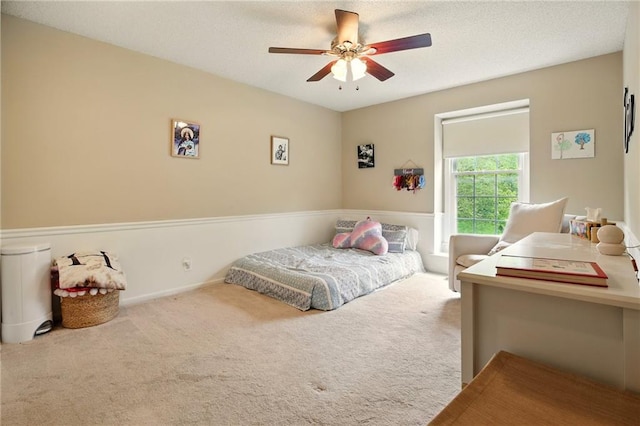 12844 Granada Ln, Leawood, KS 66209 - bedroom featuring carpet flooring and ceiling fan