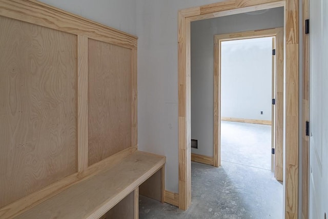3000 Sheffield Ln, Saint Joseph, MO 64506 - mudroom featuring unfinished concrete flooring