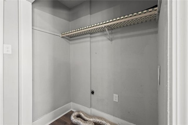 509 Pottawatomie St, Leavenworth, KS 66048 - walk in closet with wood finished floors