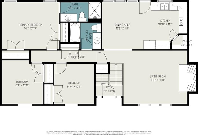 212 Hampton Dr, Smithville, MO 64089 - view of floor plan / room layout