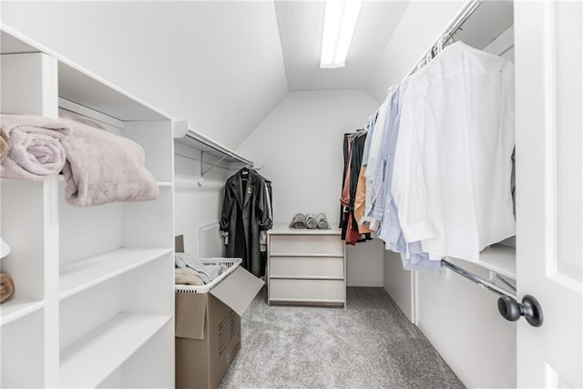 13310 W 129th St, Overland Park, KS 66213 - walk in closet featuring carpet flooring and vaulted ceiling