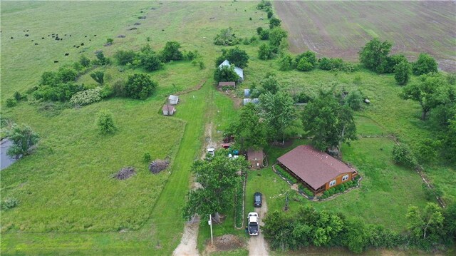 4691 New Hampshire Rd, Bronson, KS 66716 - aerial overview of property's location featuring rural landscape