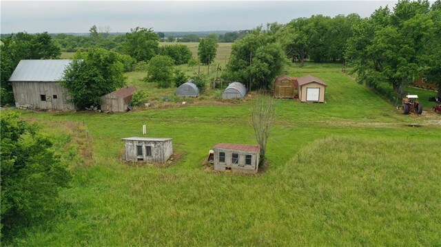 4691 New Hampshire Rd, Bronson, KS 66716 - view of green lawn with a view of countryside