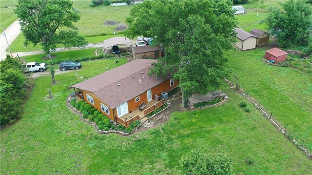 4691 New Hampshire Rd, Bronson, KS 66716 - view from above of property