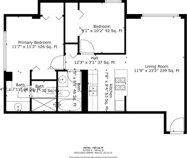 700 E 8th St Unit 11T, Kansas City, MO 64106 - home floor plan