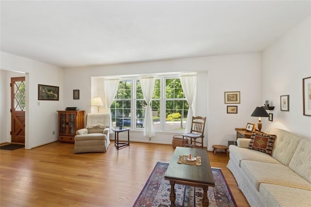 5407 W 64th Ter, Prairie Village, KS 66208 - living room with healthy amount of natural light and light wood-style floors