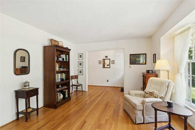 5407 W 64th Ter, Prairie Village, KS 66208 - living area featuring plenty of natural light and light wood-type flooring