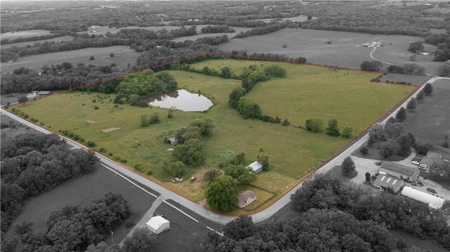 7610 NE Bacon Rd, Cameron, MO 64429 - view of rural area with property boundaries highlighted