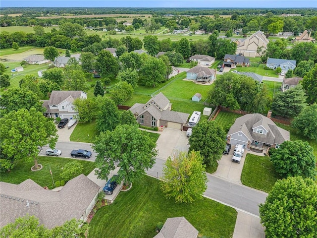 15417 Poplar St, Basehor, KS 66007 - aerial perspective of suburban area