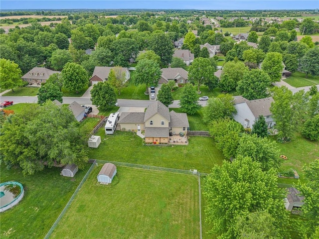 15417 Poplar St, Basehor, KS 66007 - aerial perspective of suburban area