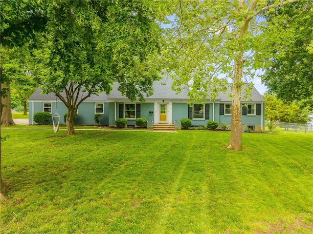 10100 E Sheley Rd, Independence, MO 64052 - ranch-style home with a shingled roof