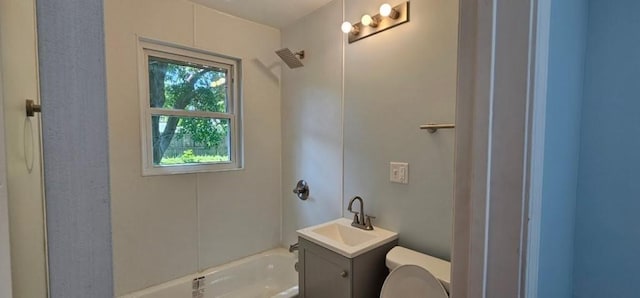 2918 S 52nd Ter, Kansas City, KS 66106 - full bath with toilet, vanity, and shower / bath combination