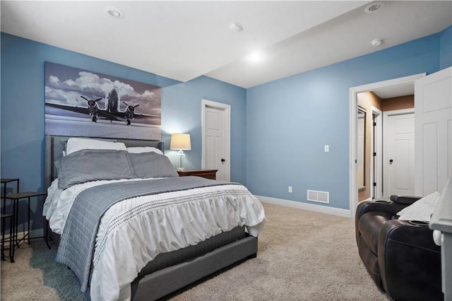 24901 W 91st Pl, Lenexa, KS 66227 - carpeted bedroom featuring baseboards and recessed lighting