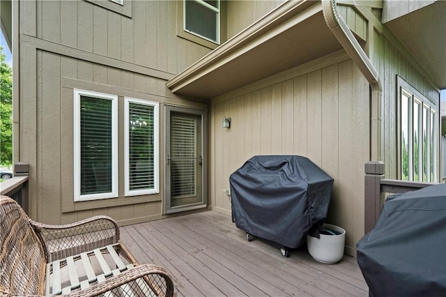 24901 W 91st Pl, Lenexa, KS 66227 - wooden terrace featuring area for grilling