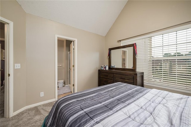 4422 N 122nd Ter, Kansas City, KS 66109 - carpeted bedroom with baseboards and high vaulted ceiling