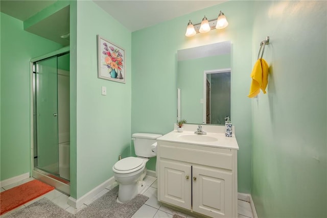 4422 N 122nd Ter, Kansas City, KS 66109 - bathroom with toilet, baseboards, a shower stall, and vanity