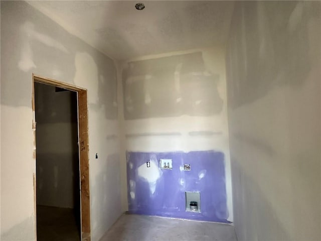 17162 S Hall St, Olathe, KS 66062 - spare room with unfinished concrete floors