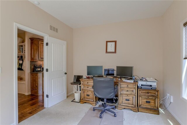 25005 W 85th Ter, Lenexa, KS 66227 - carpeted home office with baseboards