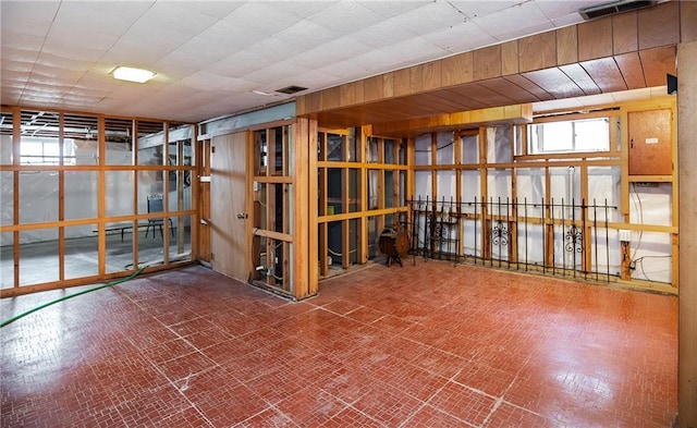 6038 Catalina St, Fairway, KS 66205 - below grade area with tile patterned floors