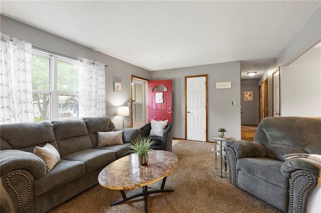 215 SE Country Ln, Lees Summit, MO 64063 - living area with light colored carpet and a textured ceiling
