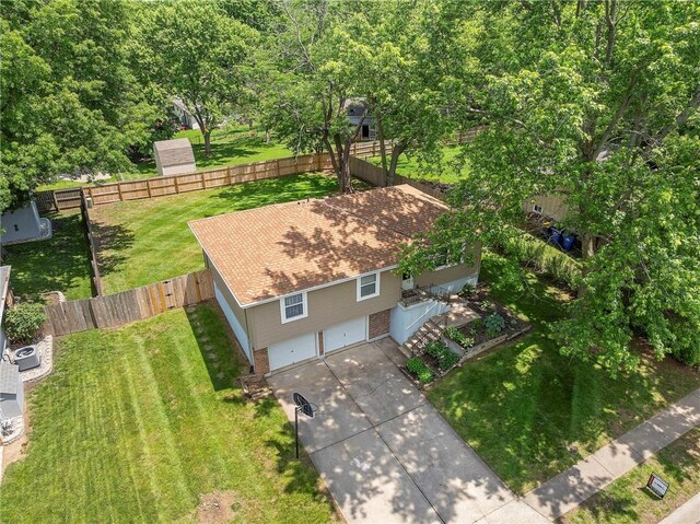 215 SE Country Ln, Lees Summit, MO 64063 - view from above of property
