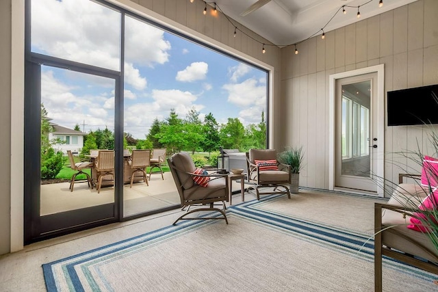10300 W 174th St, Overland Park, KS 66221 - sunroom with wood walls