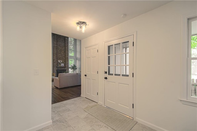 4300 W 112th St, Leawood, KS 66211 - foyer featuring baseboards