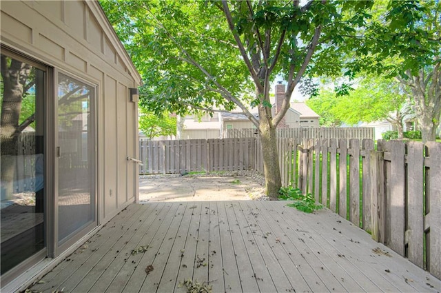 4300 W 112th St, Leawood, KS 66211 - wooden deck featuring a fenced backyard