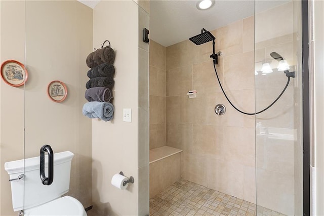 1611 NW Creekland Dr, Grain Valley, MO 64029 - full bath with a tile shower and toilet