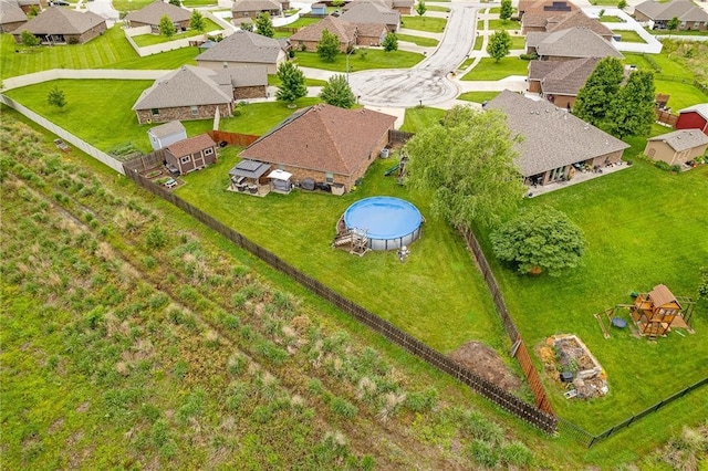 1611 NW Creekland Dr, Grain Valley, MO 64029 - aerial perspective of suburban area