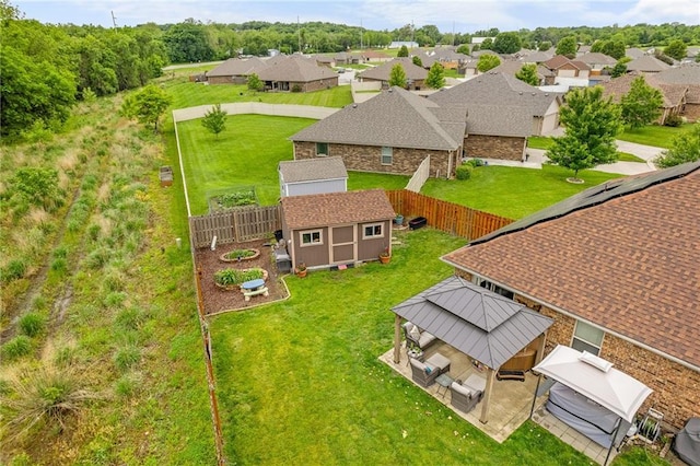 1611 NW Creekland Dr, Grain Valley, MO 64029 - aerial view of residential area