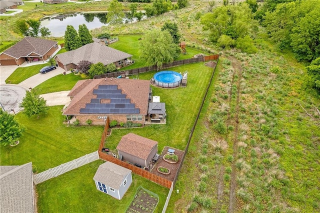 1611 NW Creekland Dr, Grain Valley, MO 64029 - bird's eye view of a nearby body of water