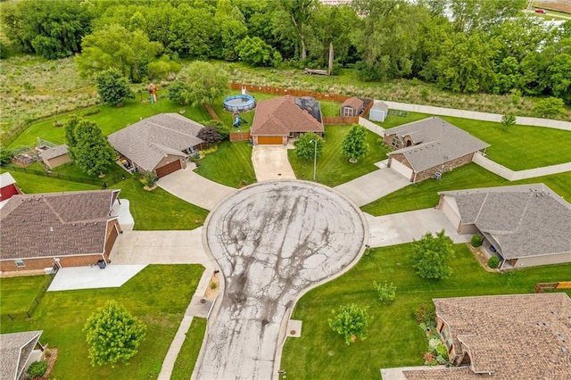 1611 NW Creekland Dr, Grain Valley, MO 64029 - aerial view