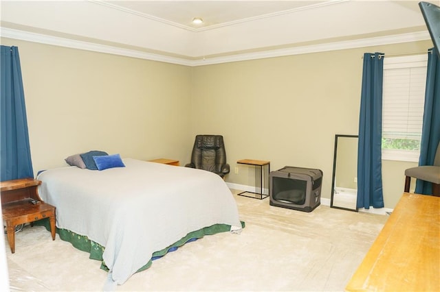 204 NW Redwood Ct, Lees Summit, MO 64064 - bedroom with crown molding and carpet flooring