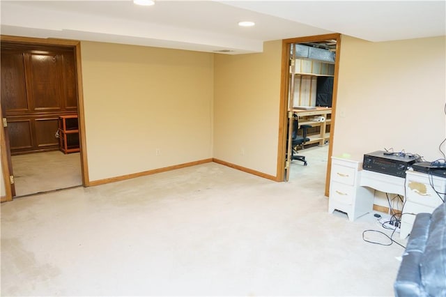 204 NW Redwood Ct, Lees Summit, MO 64064 - unfurnished office featuring recessed lighting and light carpet