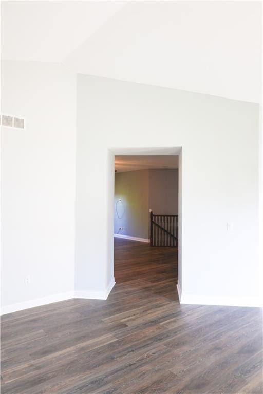2404 Edmonds Ct, Columbia, MO 65203 - spare room featuring dark wood-type flooring and baseboards