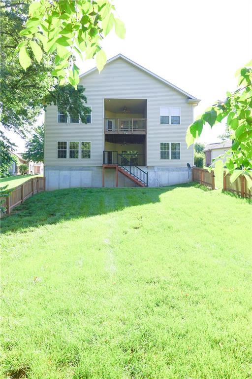 2404 Edmonds Ct, Columbia, MO 65203 - back of house with stairway