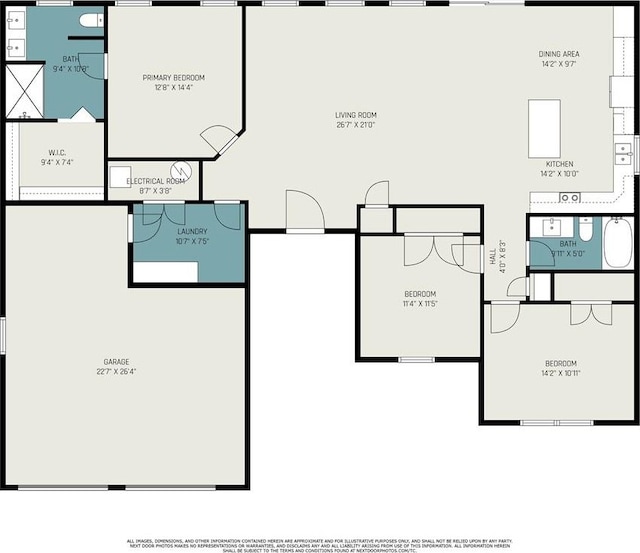 151 SE 225th Rd, Warrensburg, MO 64093 - floor plan / room layout