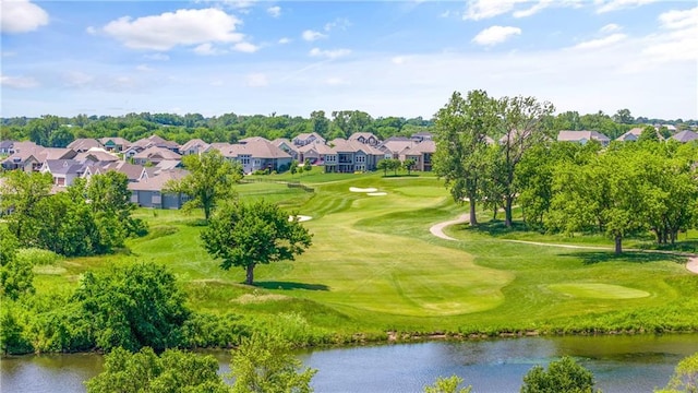 4313 Lakeview Ter, Basehor, KS 66007 - aerial view of residential area featuring a local golf course, a large body of water, and a tree filled landscape