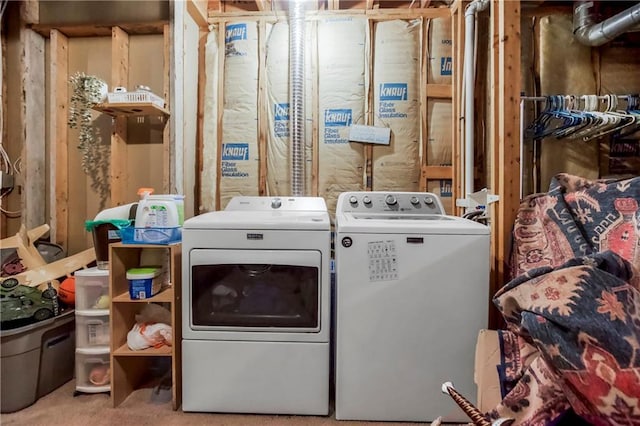 616 N Winwood Ter, Gardner, KS 66030 - washroom featuring separate washer and dryer