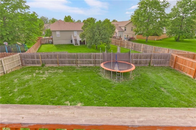 616 N Winwood Ter, Gardner, KS 66030 - view of yard featuring a trampoline