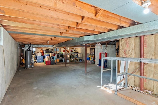 10538 Cleveland Ave, Kansas City, MO 64137 - unfinished below grade area with water heater