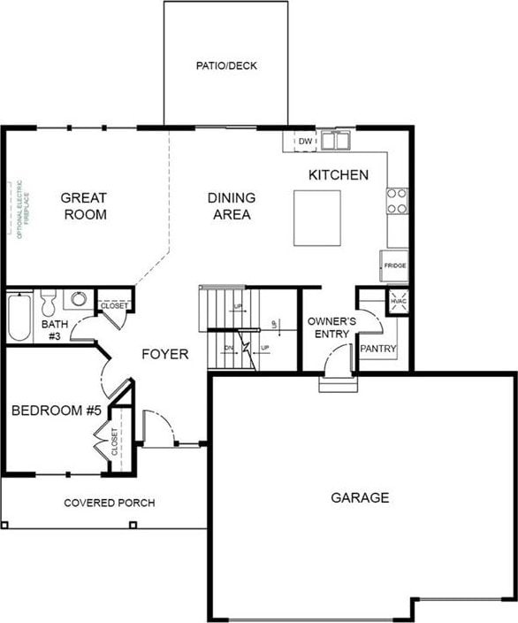 18232 W 166th St, Olathe, KS 66062 - property floor plan