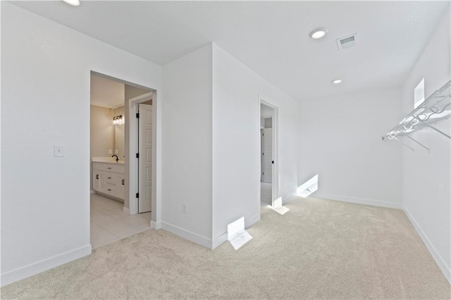 18232 W 166th St, Olathe, KS 66062 - empty room featuring carpet floors, baseboards, and recessed lighting
